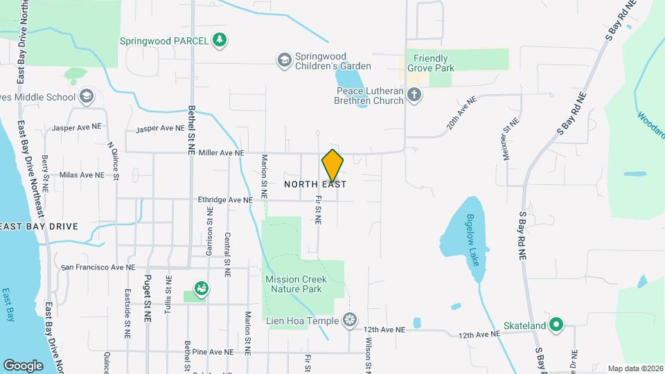 1821 Fairview St NE Map and Location Details