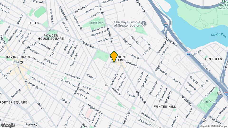 28 Fisk Ave Map and Location Details