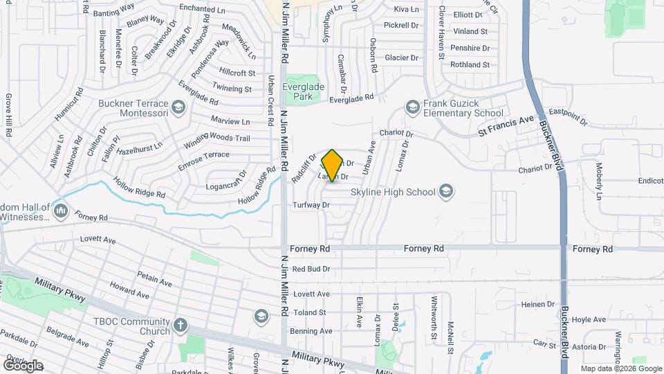 7107 Grey Dawn Ln Map and Location Details