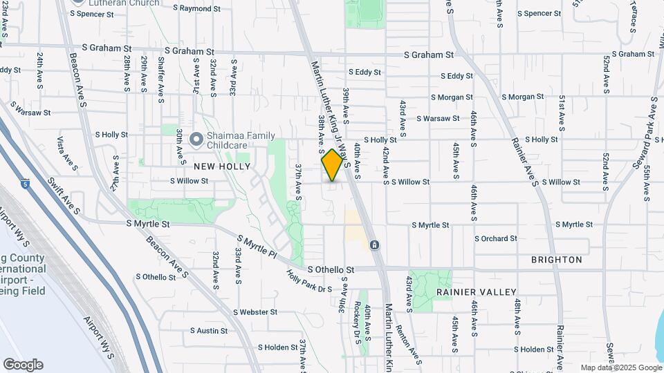 3809 S Willow St Map and Location Details