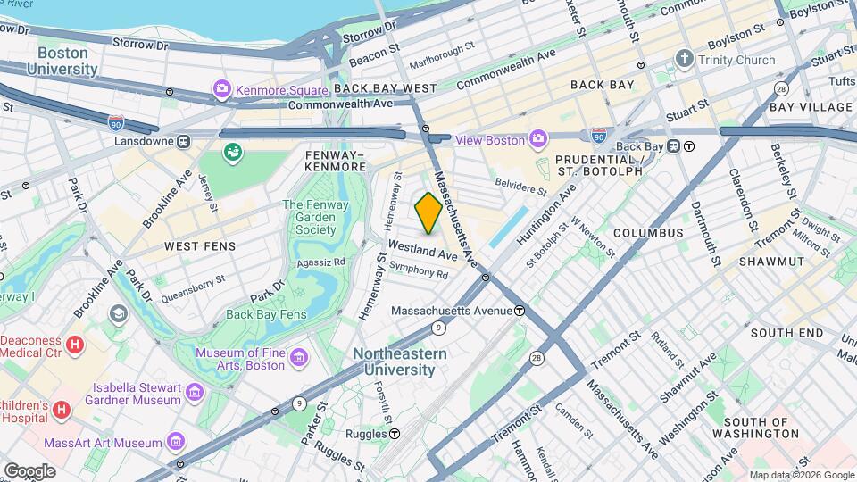 41 Westland Ave Map and Location Details