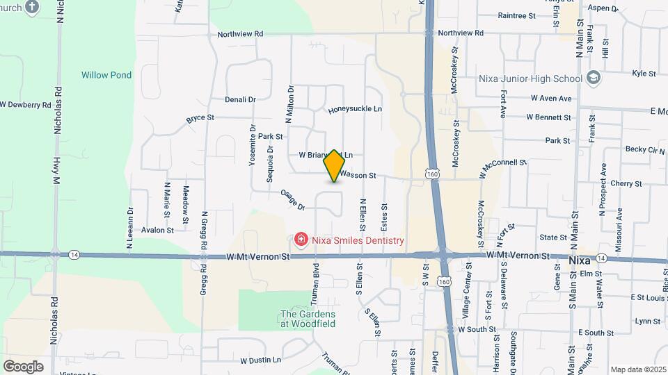 705 W Robinwood Ln Map and Location Details