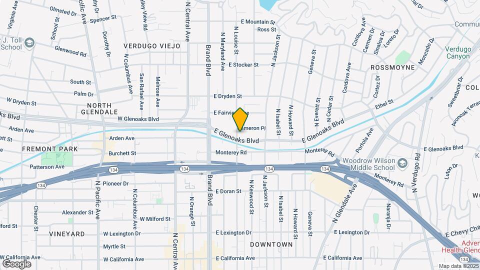 908 N Louise St Mapa y Detalles de la Ubicación
