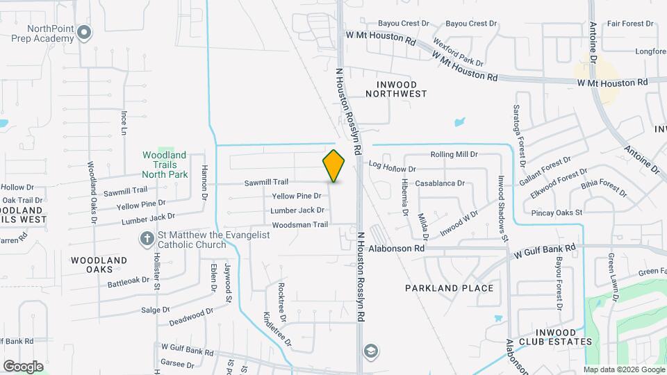 10126 Pine Moss Dr Map and Location Details