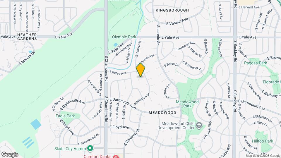 2956 S Jasper St Mapa y Detalles de la Ubicación