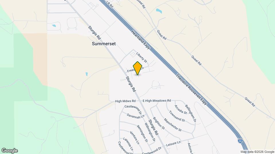 10825 Freedom Pl Map and Location Details