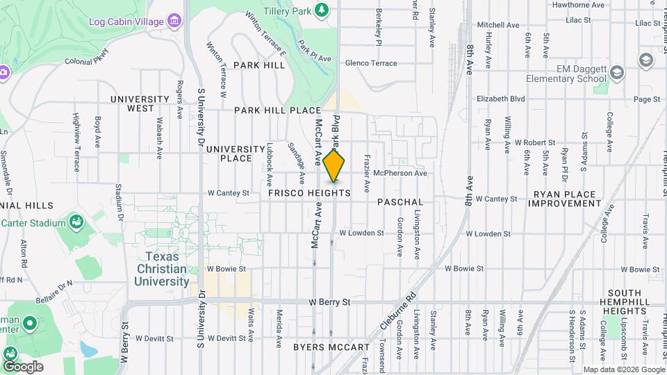 2718 Forest Park Blvd Map and Location Details