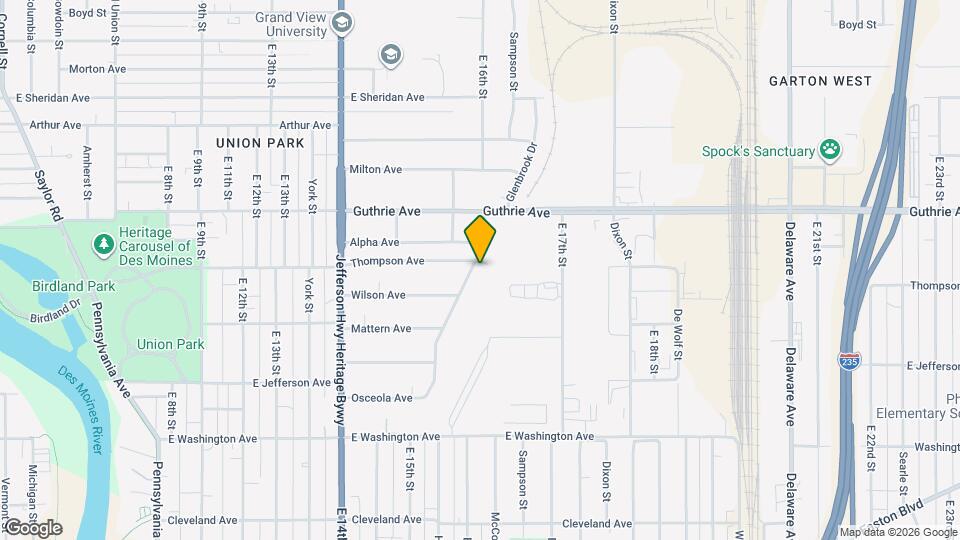 2027 Glenbrook Dr Map and Location Details