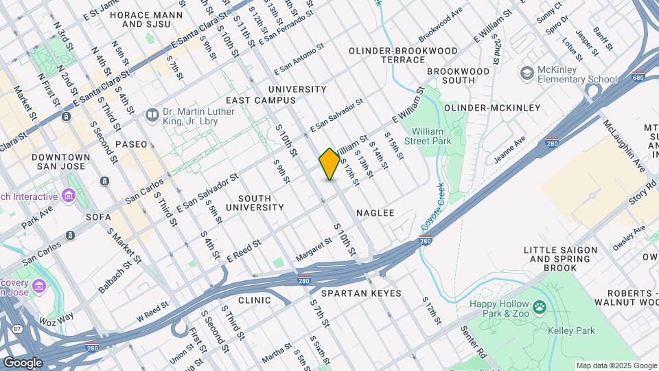 565-575 S 11th St Map and Location Details