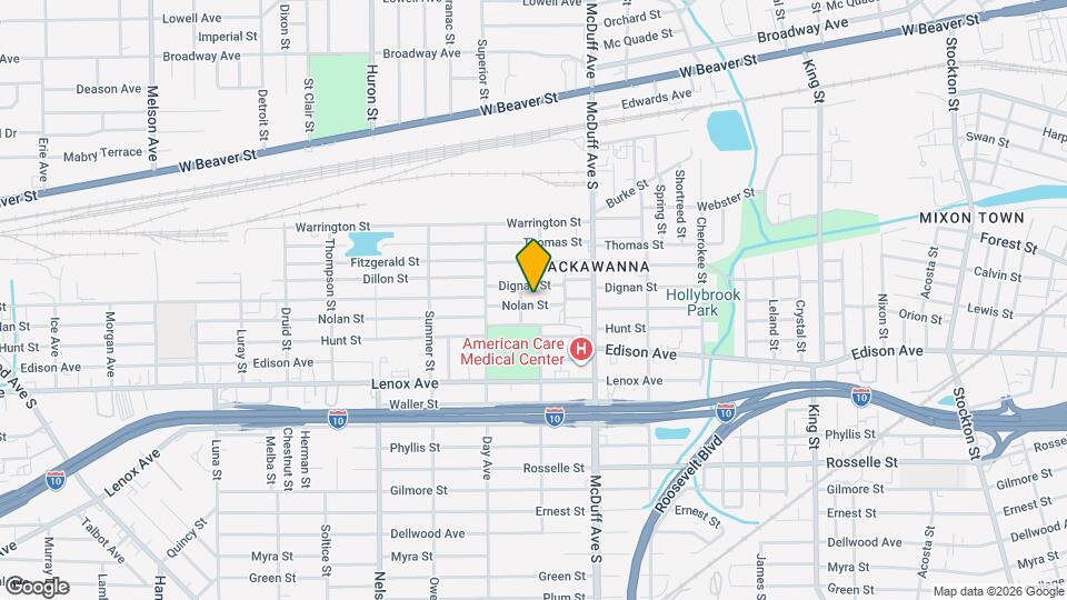 3107 Nolan St Map and Location Details