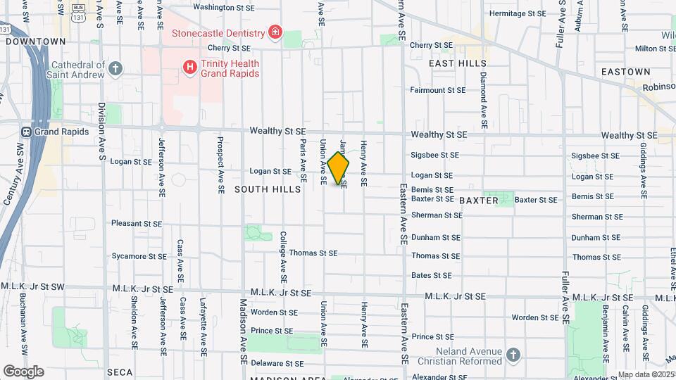 527 James Ave SE Map and Location Details
