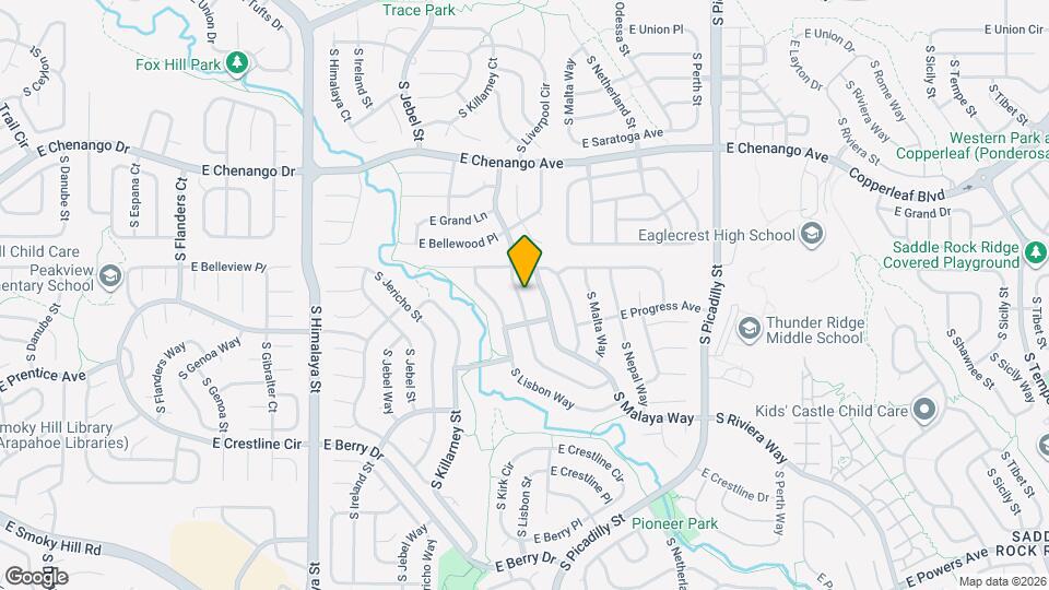 5154 S Liverpool Way Map and Location Details