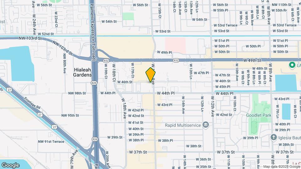 4550 W 16th Ave Map and Location Details