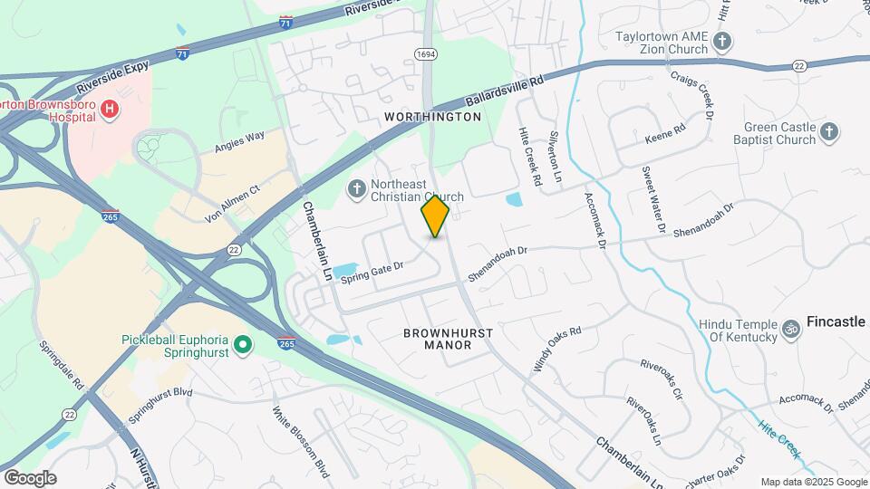 10102 Spring Gate Dr Map and Location Details