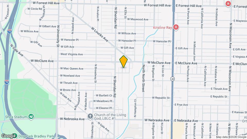 2332 N Ellis St Mapa y Detalles de la Ubicación