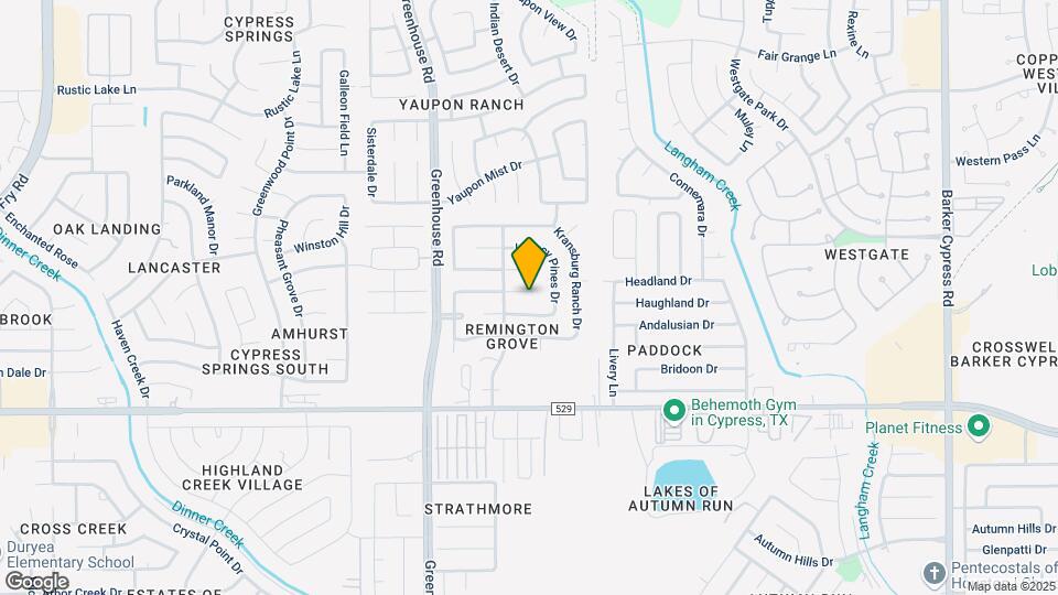 19019 Yellow Thrush Dr Map and Location Details