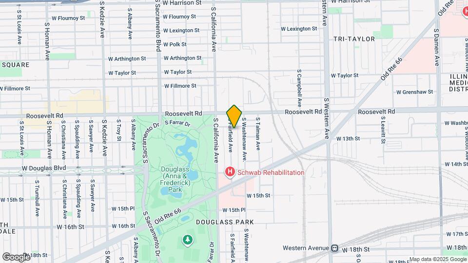 1241 S Fairfield Ave Map and Location Details