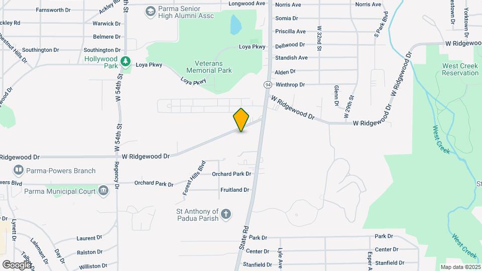 4191 W Ridgewood Dr Map and Location Details