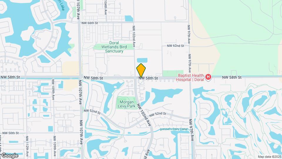 10111 NW 57th Terrace Map and Location Details