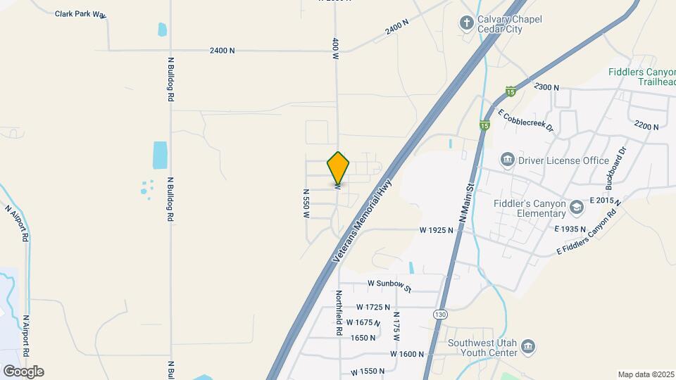 395 W 2050 N Map and Location Details