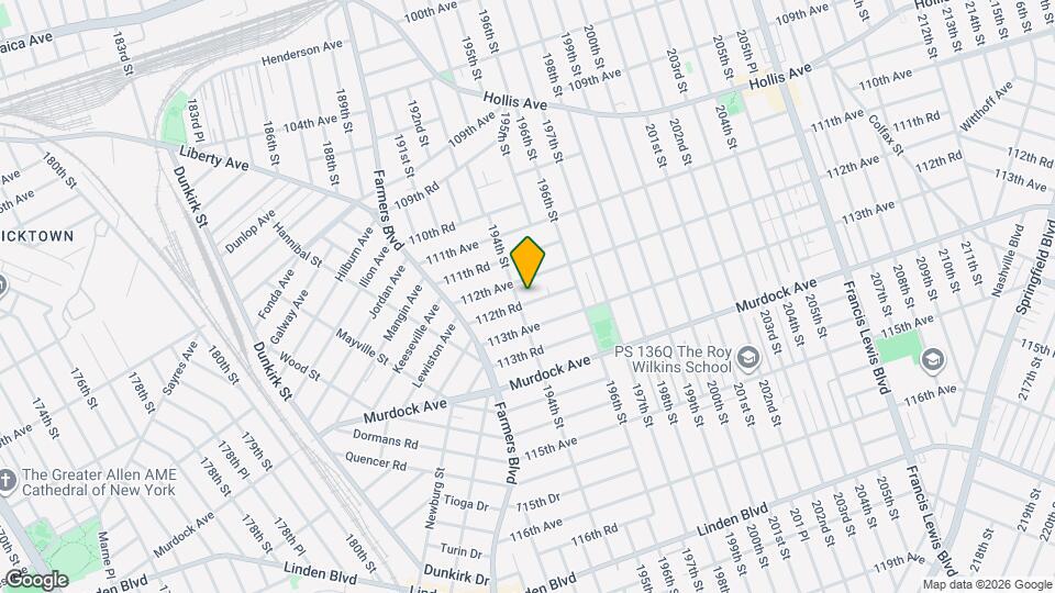 194-09 112th Rd Map and Location Details