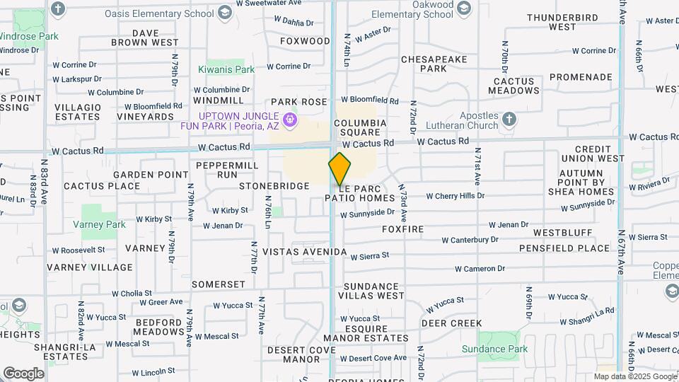 11944 N 74th Ln Map and Location Details