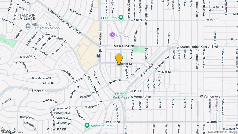 4215 Degnan Blvd Map and Location Details
