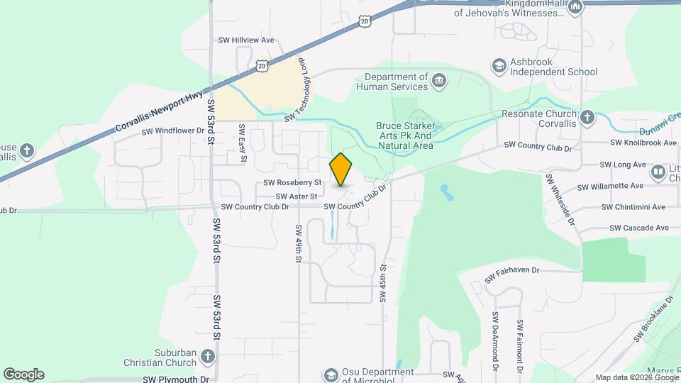 4750 SW Roseberry St Map and Location Details