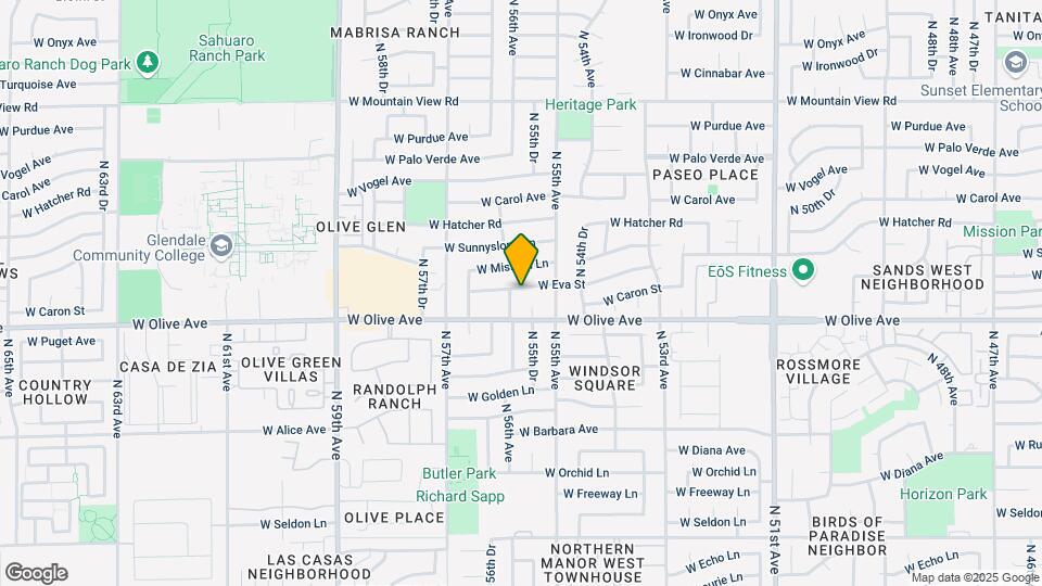 5533 W Eva St Map and Location Details