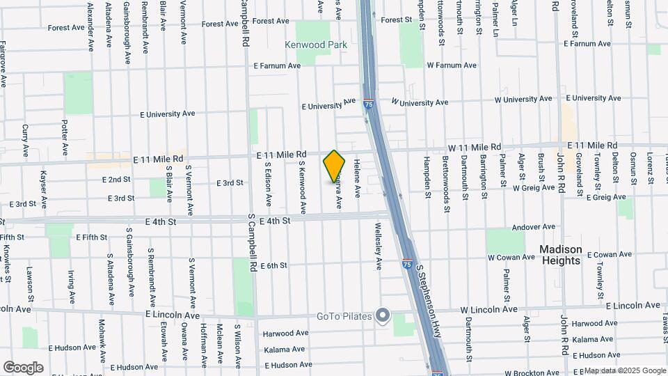 222 S Minerva Ave Map and Location Details