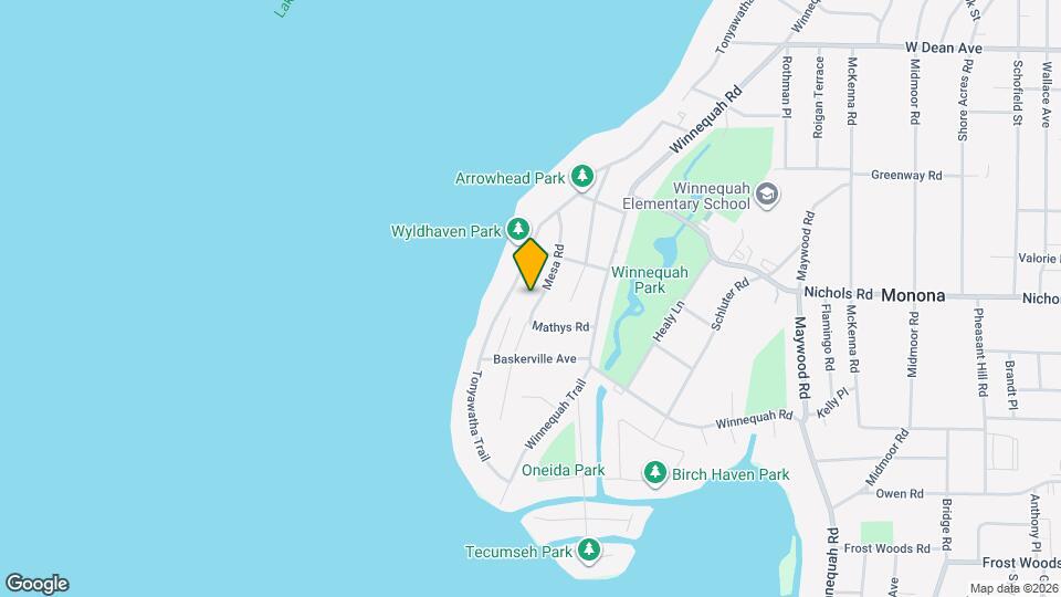 5213 Mesa Rd Map and Location Details