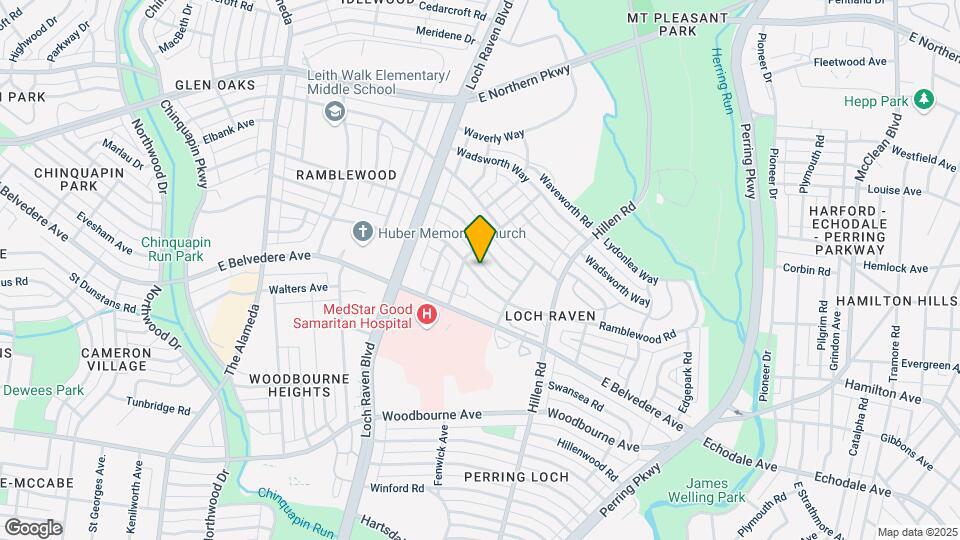 1618 Ramblewood Rd Map and Location Details