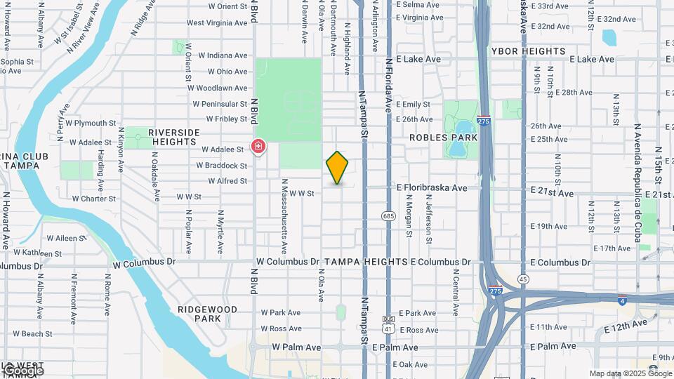 2916 N Highland Ave Map and Location Details