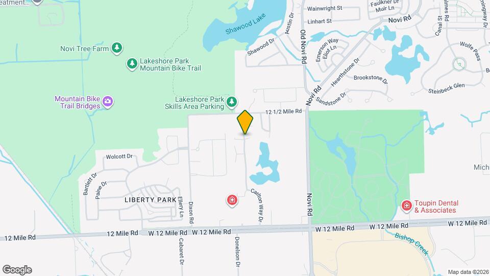 28556 Carlton Way Dr Map and Location Details