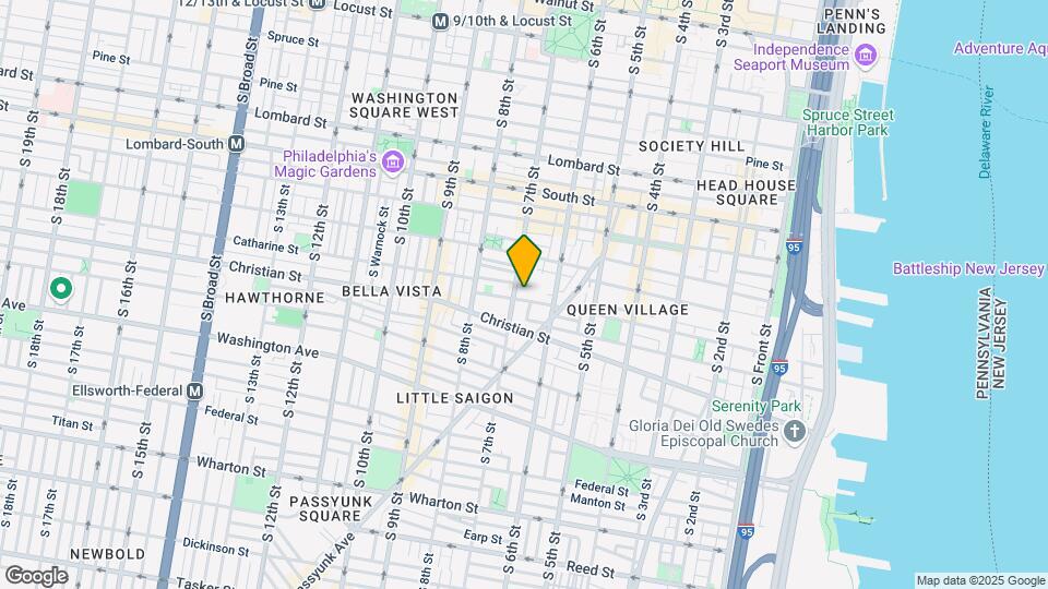 631 Catharine St, Unit 2 Map and Location Details