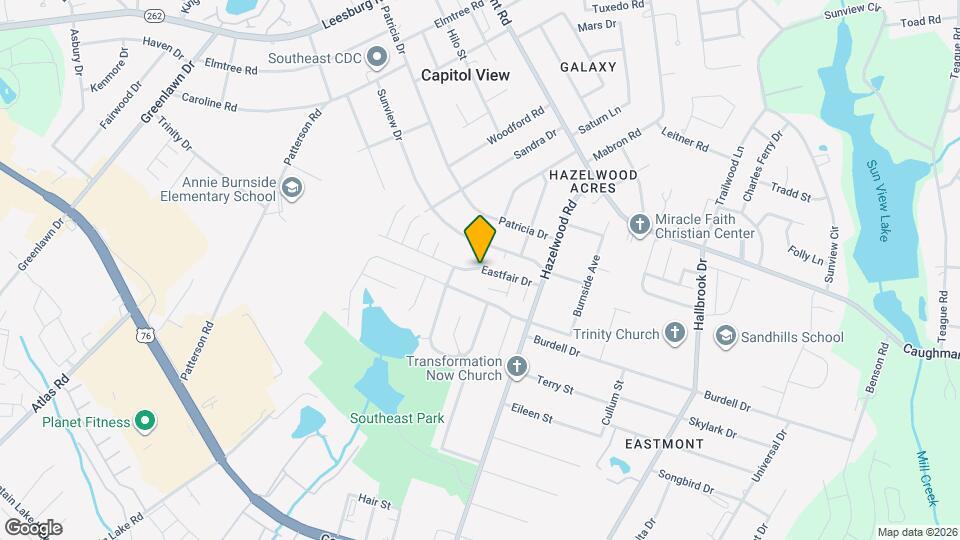 429 Eastfair Dr Map and Location Details