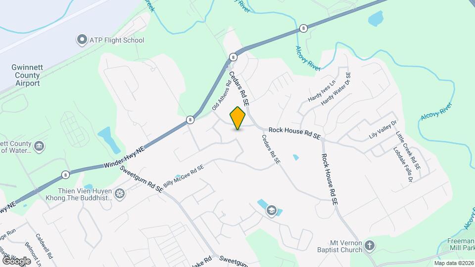 1210 Mercury Dr SE Map and Location Details