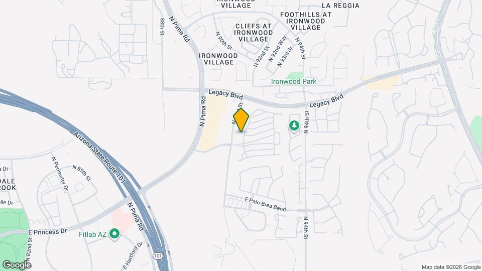 18268 N 92nd St Map and Location Details