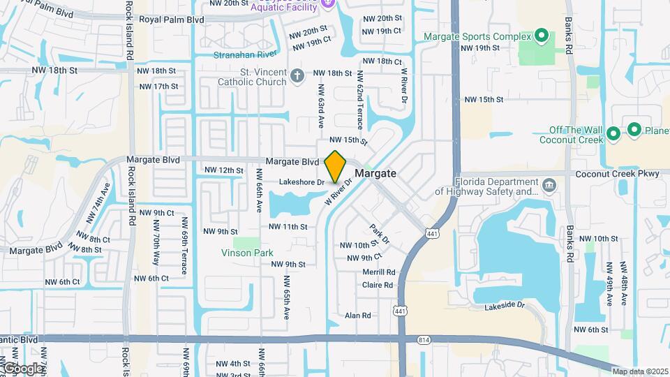 1241 W River Dr-Unit -3 Map and Location Details