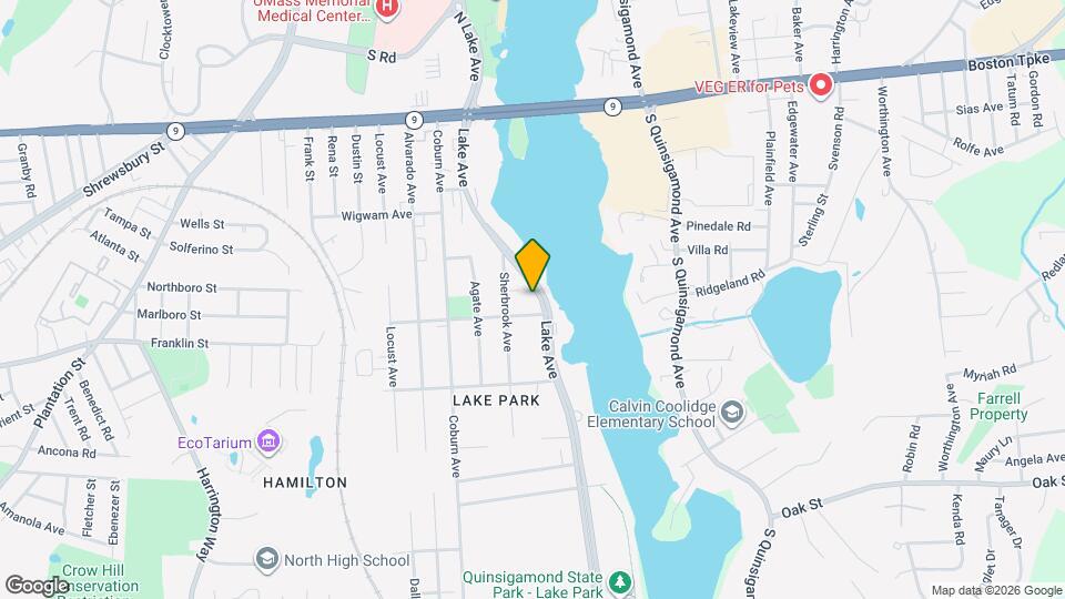 130 Lake Ave, Unit 1 Mapa y Detalles de la Ubicación