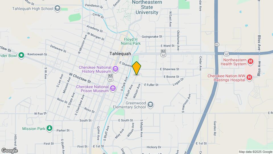 141 S Bluff Ave Map and Location Details