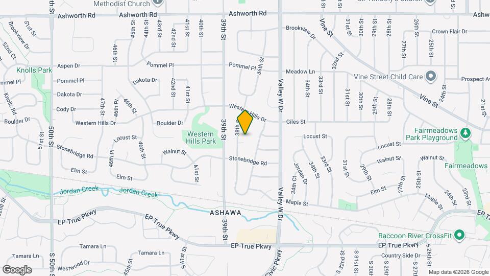 3705 Breckenridge Cir Map and Location Details