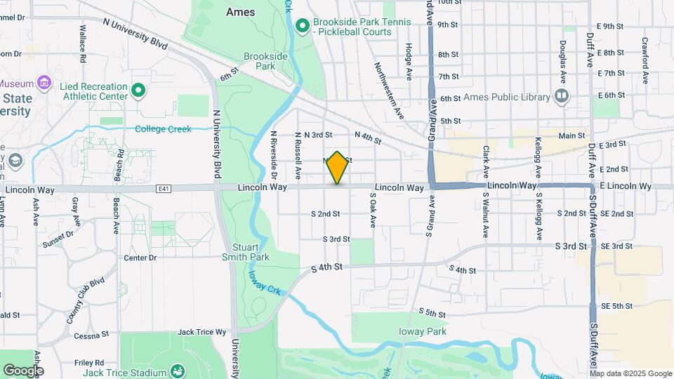 1112 Lincoln Way, Unit 1 Map and Location Details