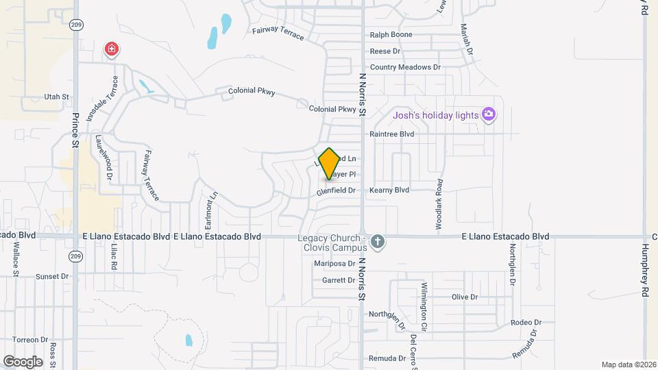 3740 Glenfield Dr Map and Location Details