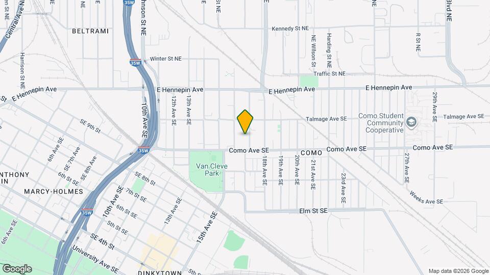 1027 17th Ave SE Map and Location Details