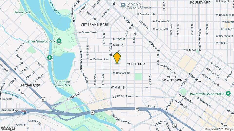 2605 W Jefferson St Map and Location Details