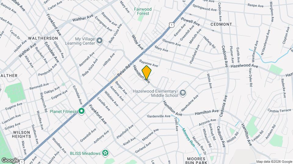 4333 Hamilton Ave Mapa y Detalles de la Ubicación