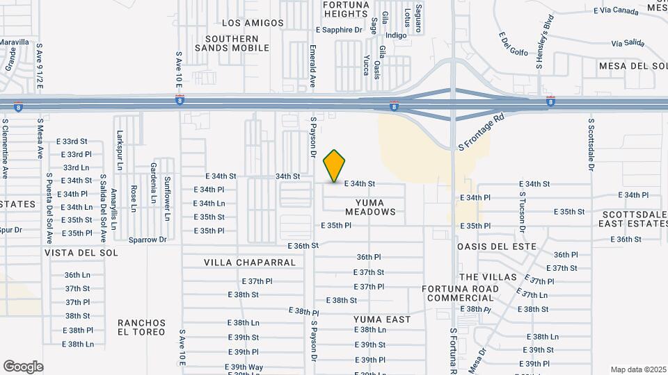 10553 E 34th St Mapa y Detalles de la Ubicación
