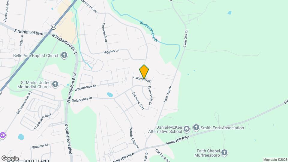 2644 Dakota Way Map and Location Details