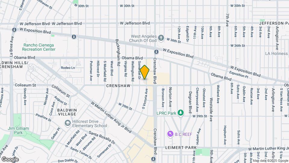 3745 S Victoria Ave Map and Location Details
